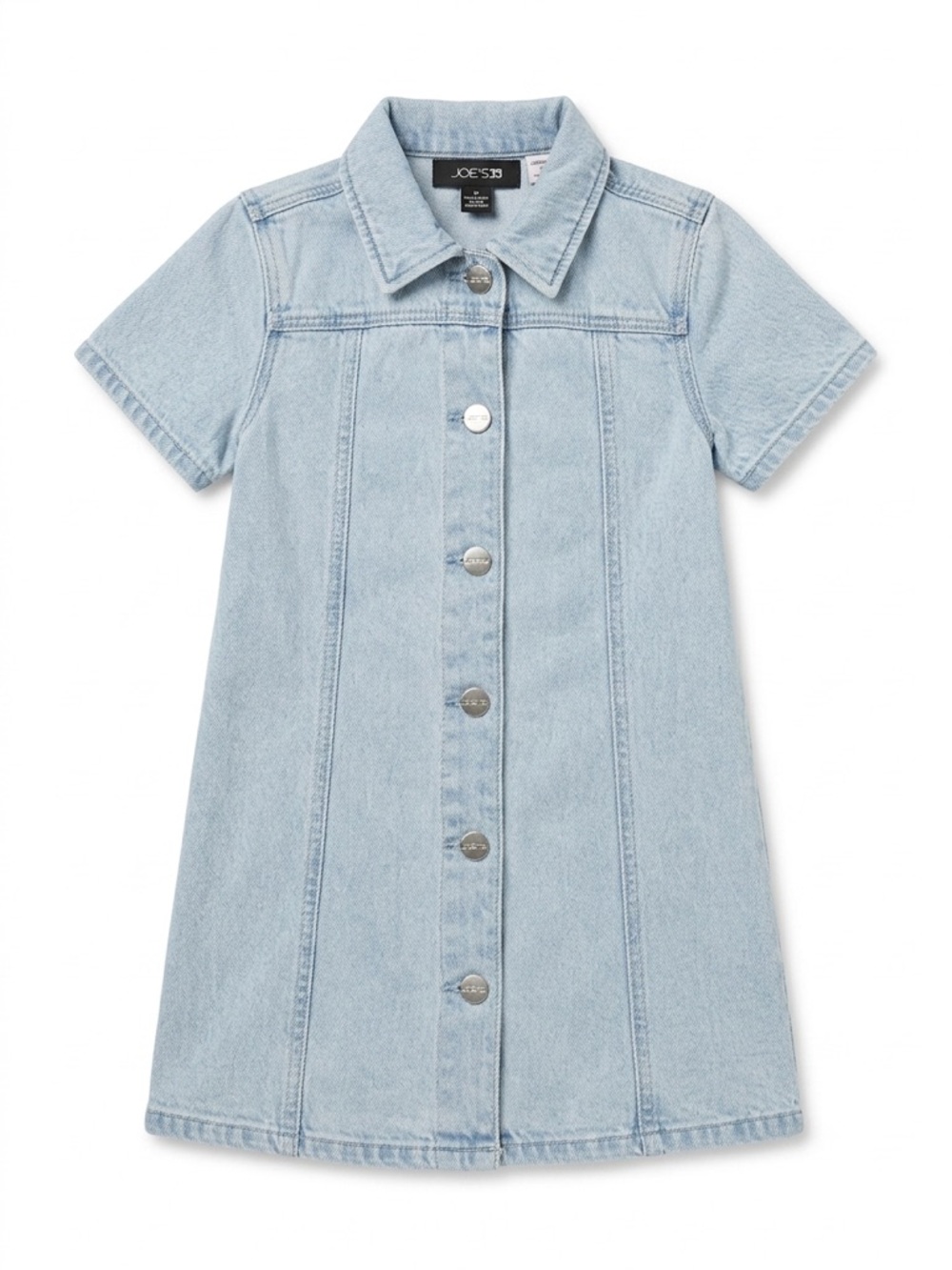 Joe's Jeans Light Blue Button-Front Denim Dress for Kids